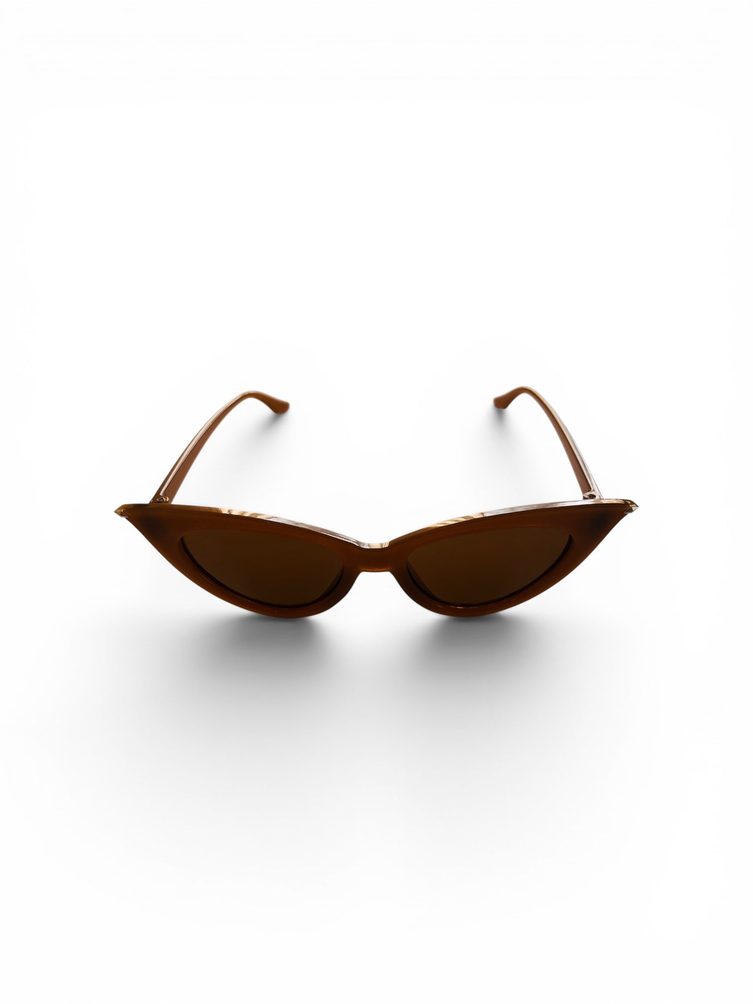 Retro Cat Eye Amber Sunglasses